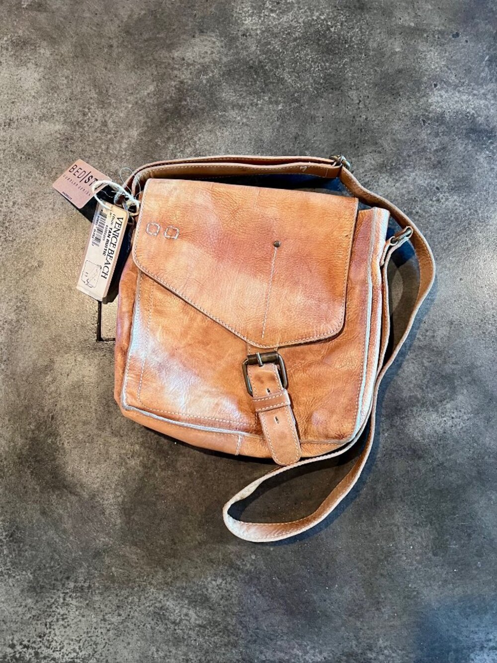 Bed|Stu Venice Beach Crossbody Bag | Tan Rustic